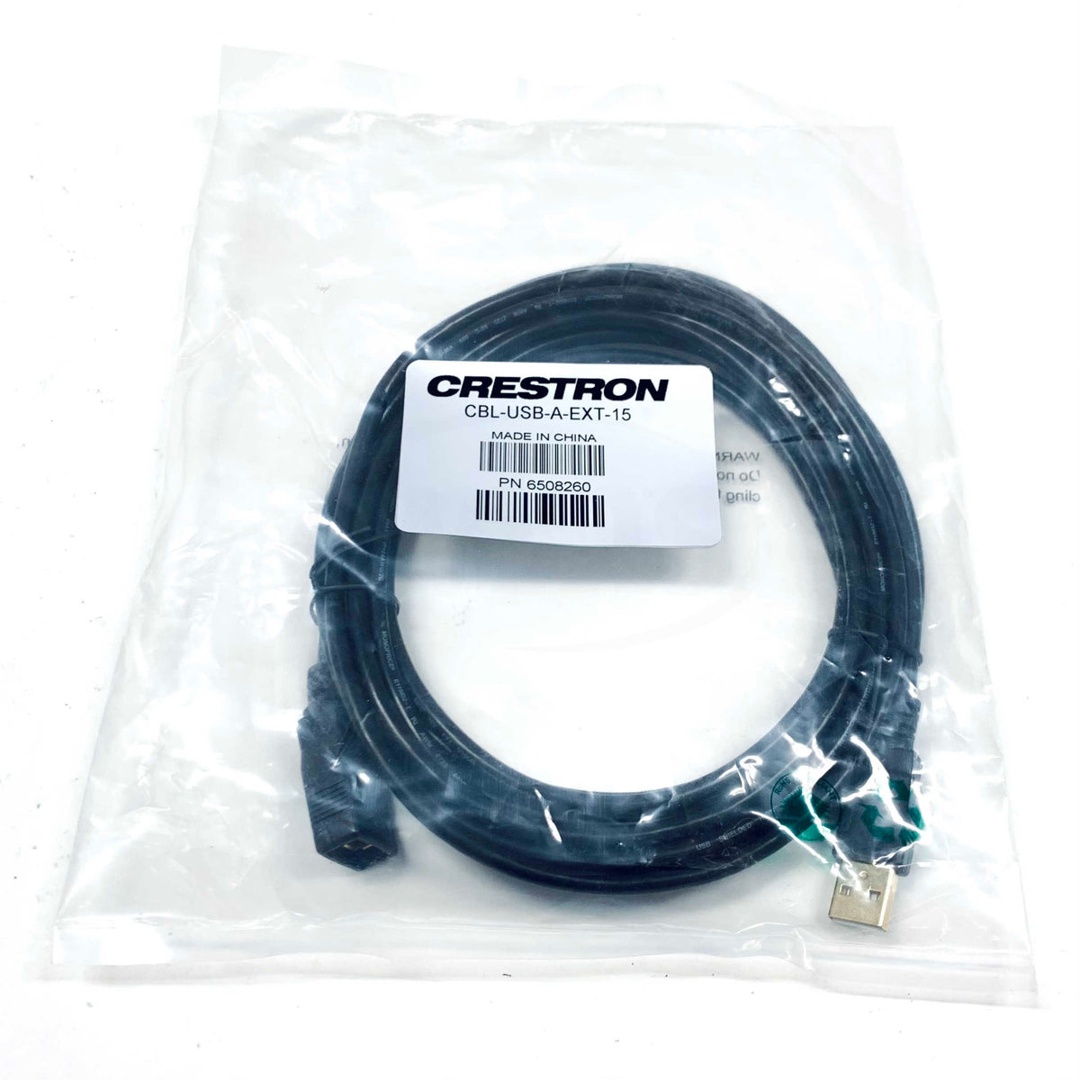 CBL-USB-A-EXT-15 Crestron USB Signal Extension Cable, 15Ft, 6508260 ...