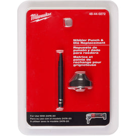 48-44-0272 Milwaukee M12 FUEL 16 Gauge Nibbler Punch & Die Set