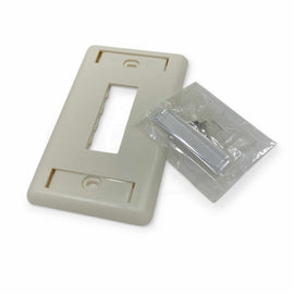 40300548 Legrand Trac Jack Fog White Faceplate