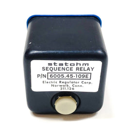 6005.45-109E Electric Regulator Corp. Statohm Sequence Relay