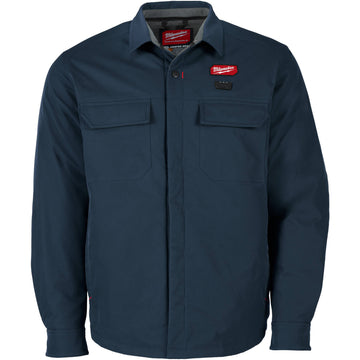 M103U-21XL Milwaukee M12 Heated Shirt Jacket Kit, Blue, XL