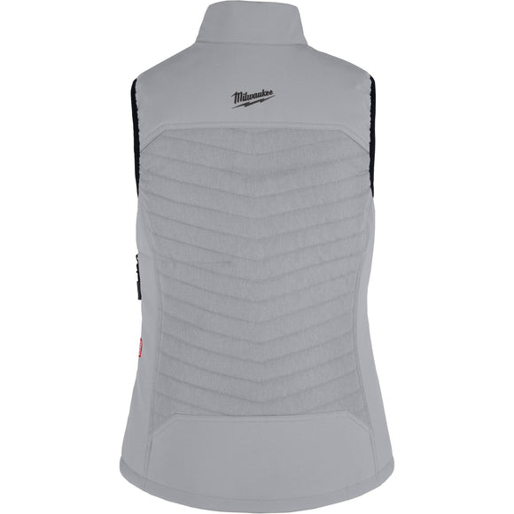 F300G-21M Milwaukee M12 Women's Heated AXIS Vest, Medium, Gray