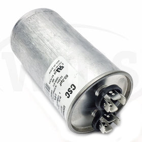 OC3060F10SP Baldor Run Capacitor, 60 uF, 370 VAC