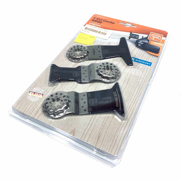 35222967300 Fein E-Cut Combo 2" Starlock Wood Blade Set - 3pc
