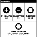 48-22-2922 Milwaukee 8-in-1 Multi-Bit & Nut Driver