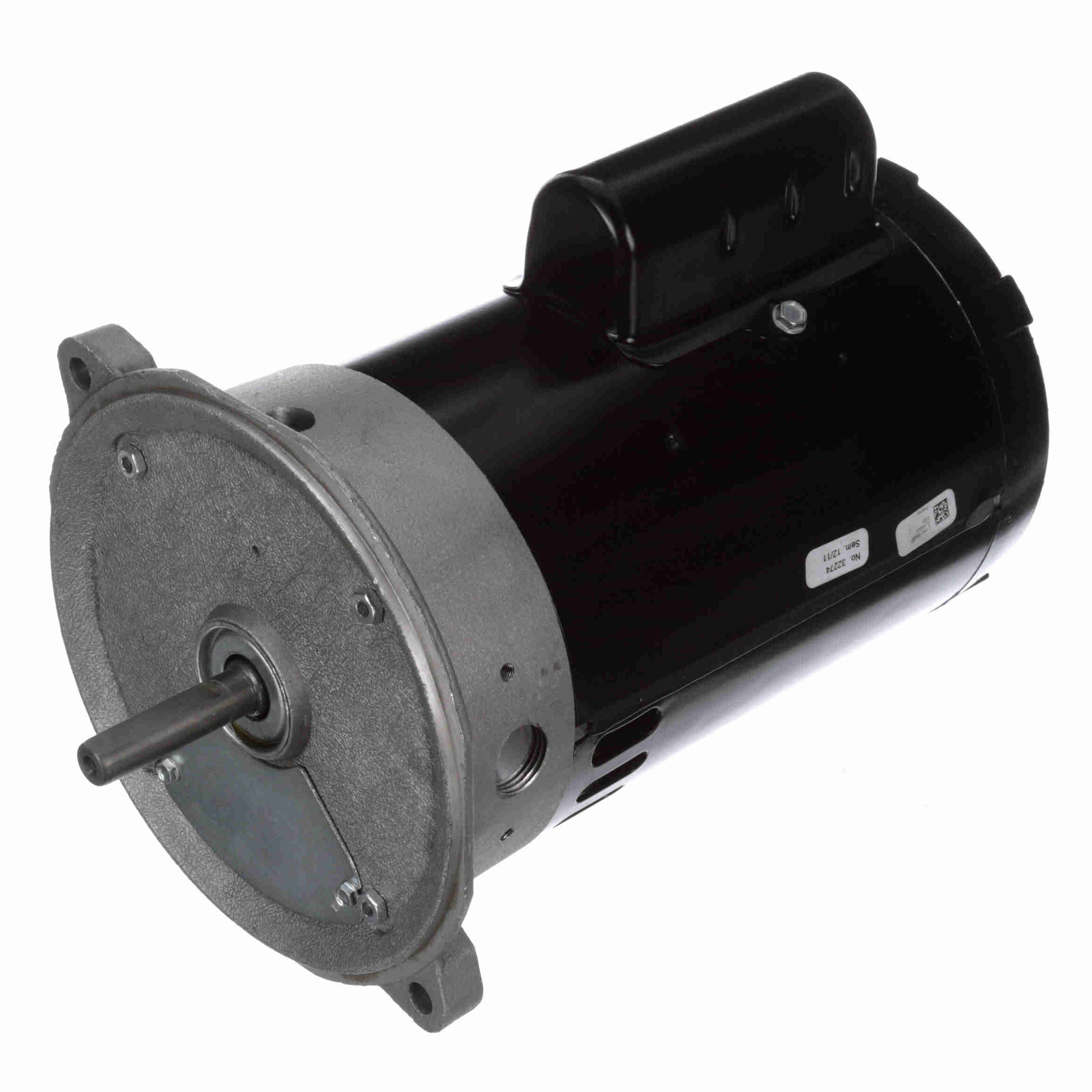 Century OL1052DS Oil Burner Motor, 1/2HP 3450RPM