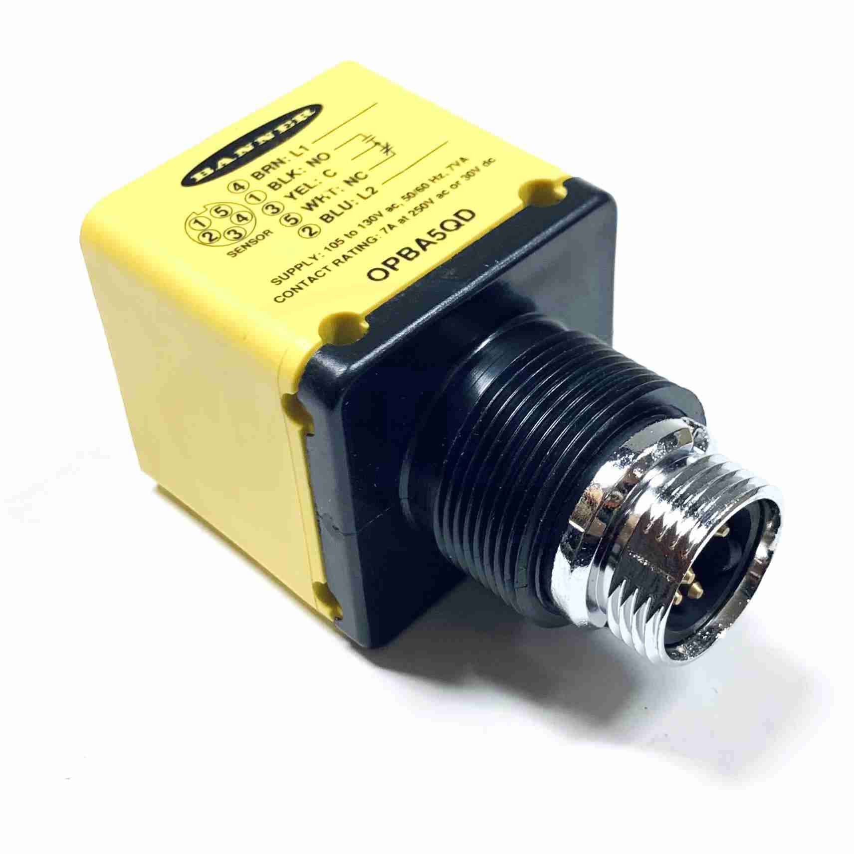 OPBA5QD 27198 Banner Photoelectric Sensor, Power Block