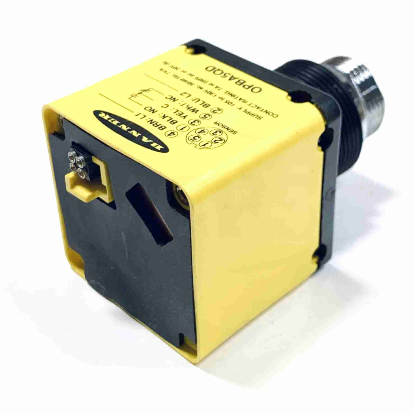 OPBA5QD 27198 Banner Photoelectric Sensor, Power Block