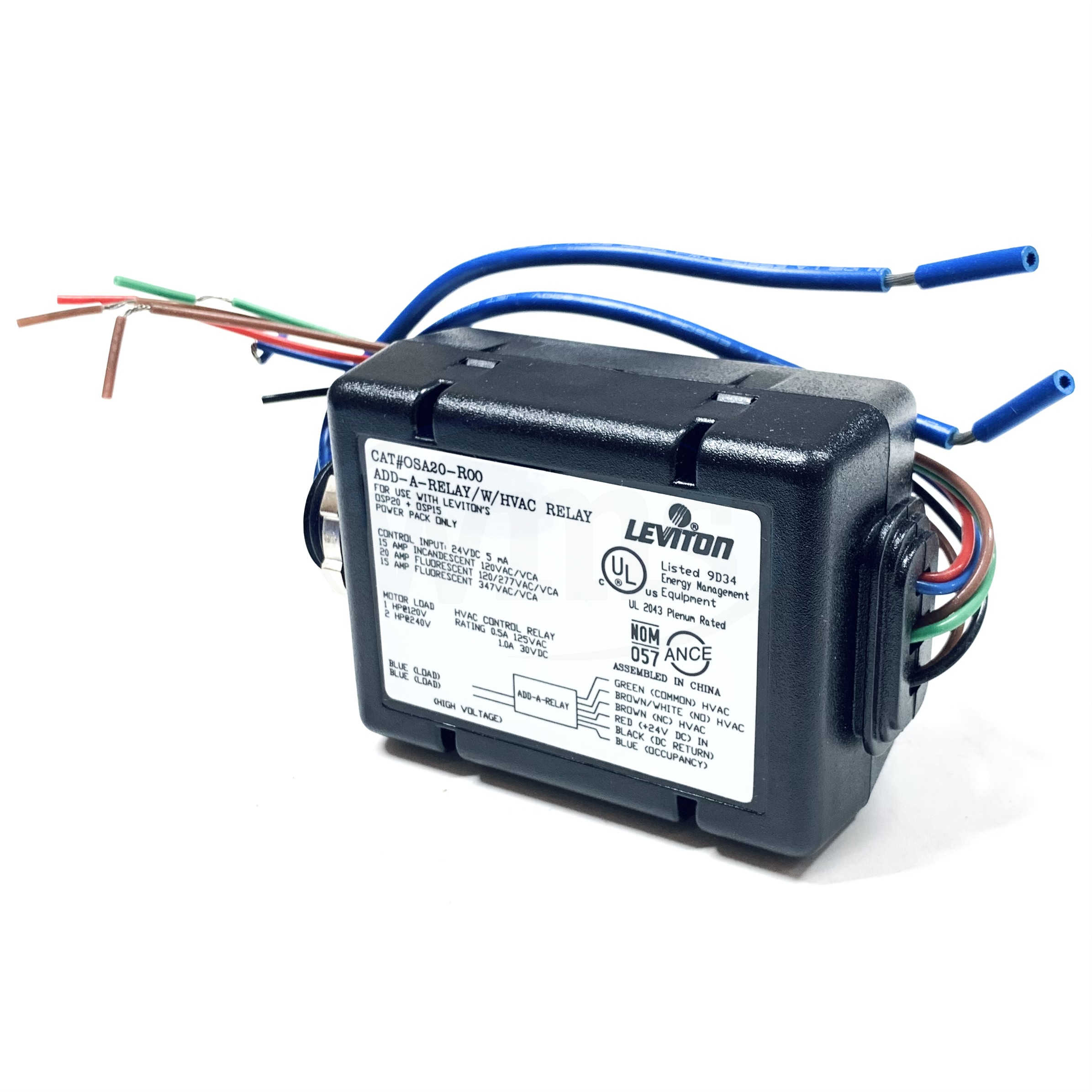 OSA20-R00 Leviton Occupancy Sensor, 24VDC, Black - 0