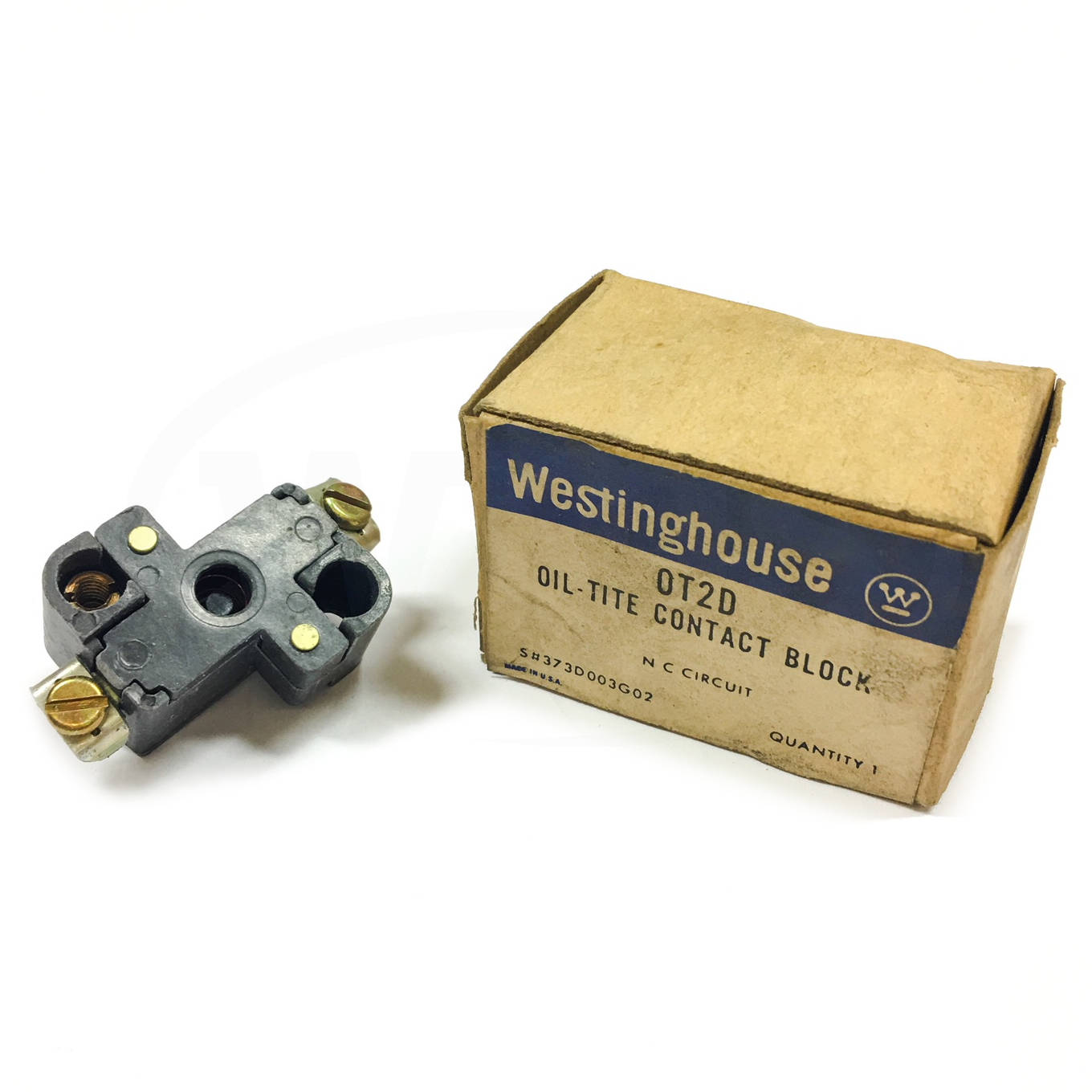 OT2D Westinghouse Oil-Tite Contact Block, N.C.