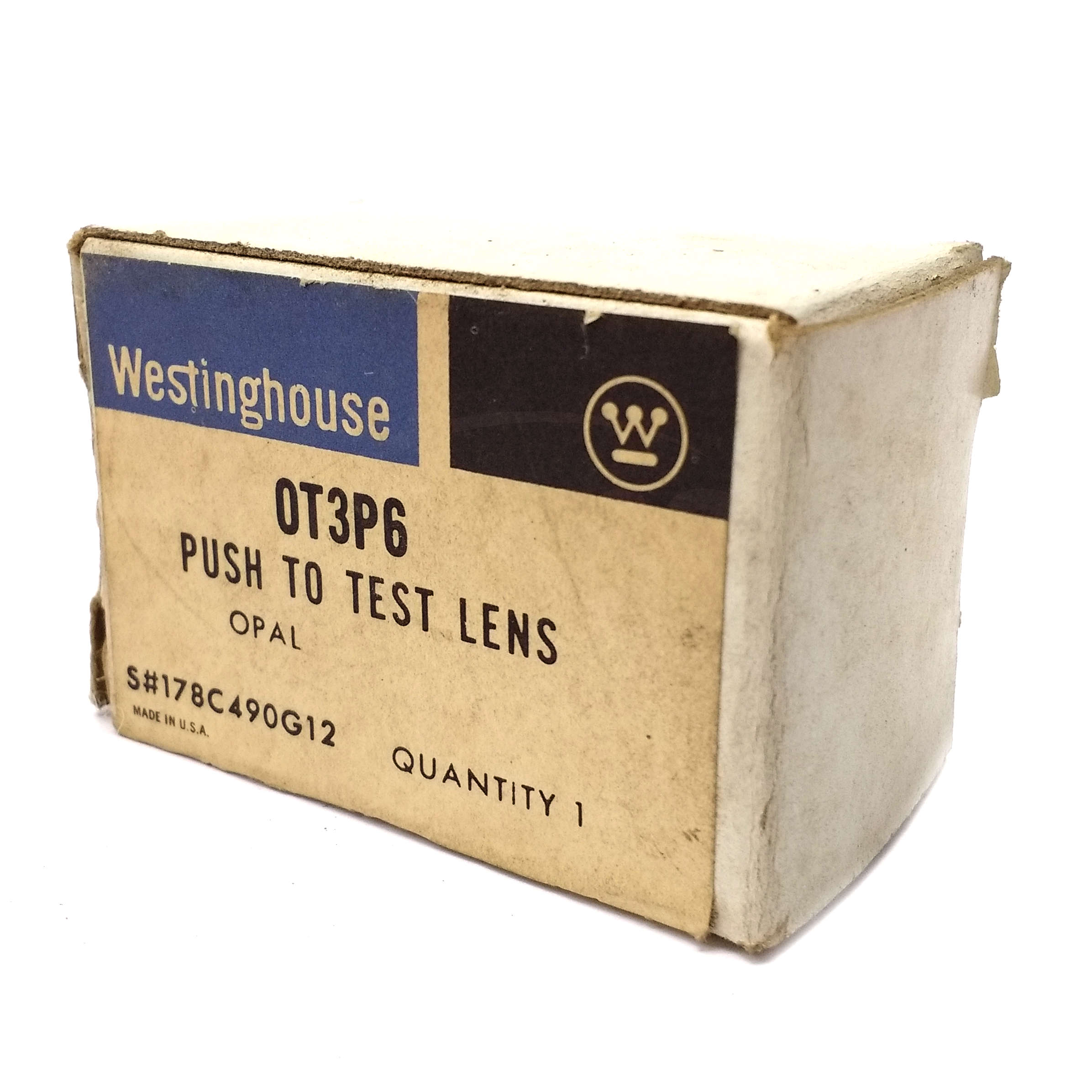 OT3P6 Westinghouse Opal Push To Test Lens - 0