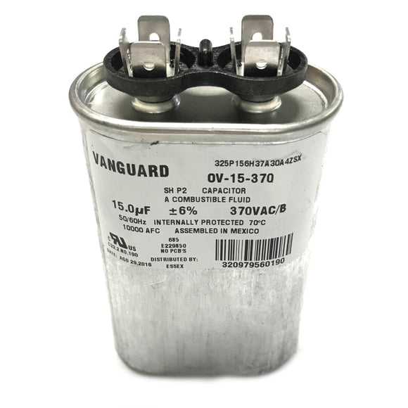 OV-15-370 Vanguard Run Capacitor, 370 Vac, 15 µF