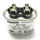 OV-2-370 Vanguard Run Capacitor, 370 Vac, 2 µF-10