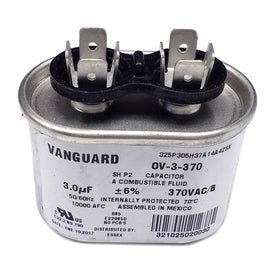 OV-3-370 Vanguard Run Capacitor, 370VAC, 3.0 µF
