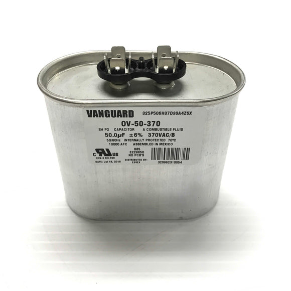 OV-50-370 Vanguard Run Capacitor, 370 Vac, 50 µF