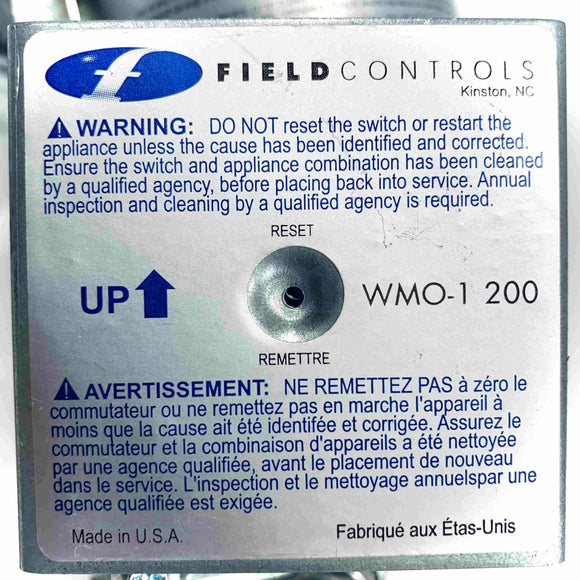 OVD-6 Field Controls Oil Vent Damper