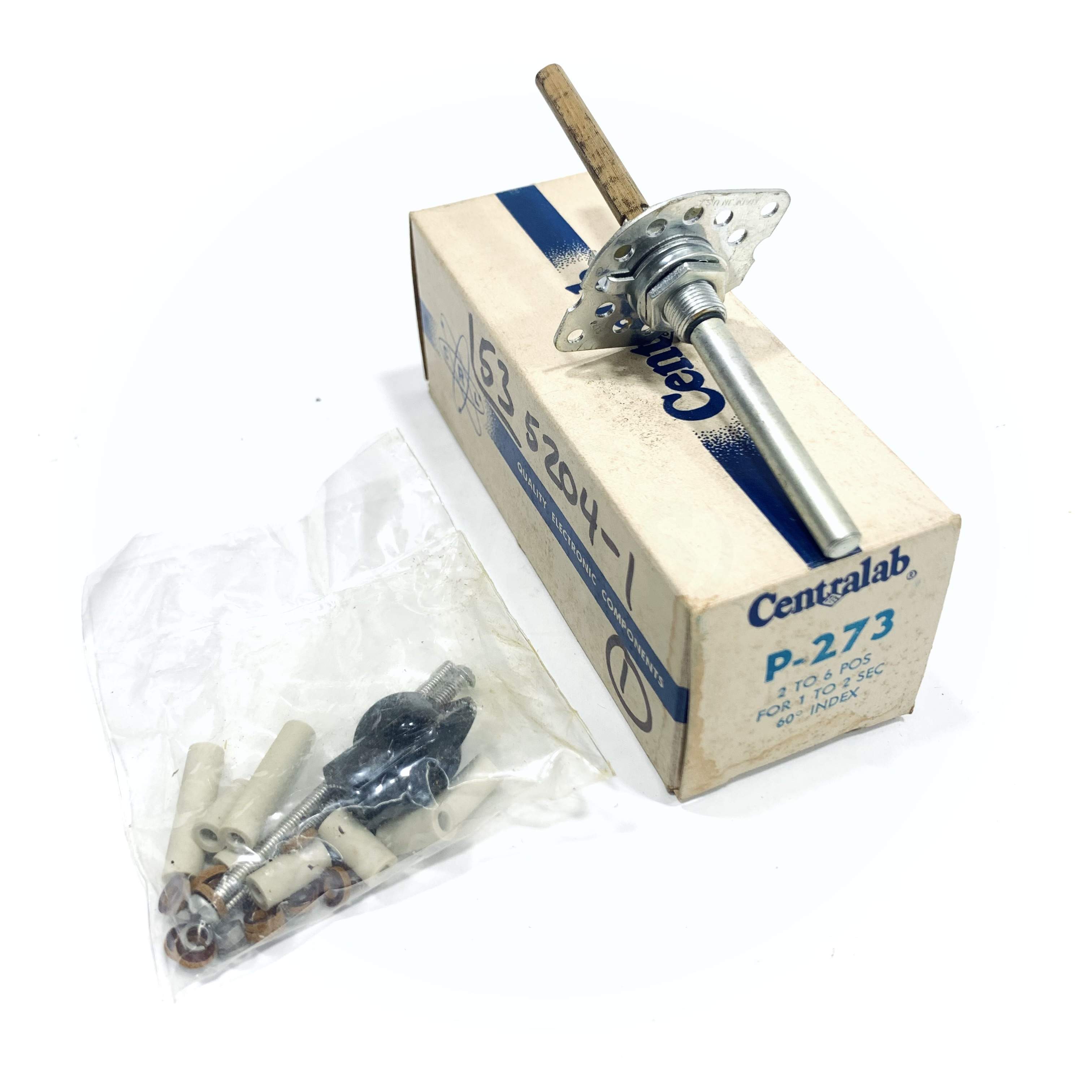 P-273 Centralab Rotary Switch 2 To 6 Position