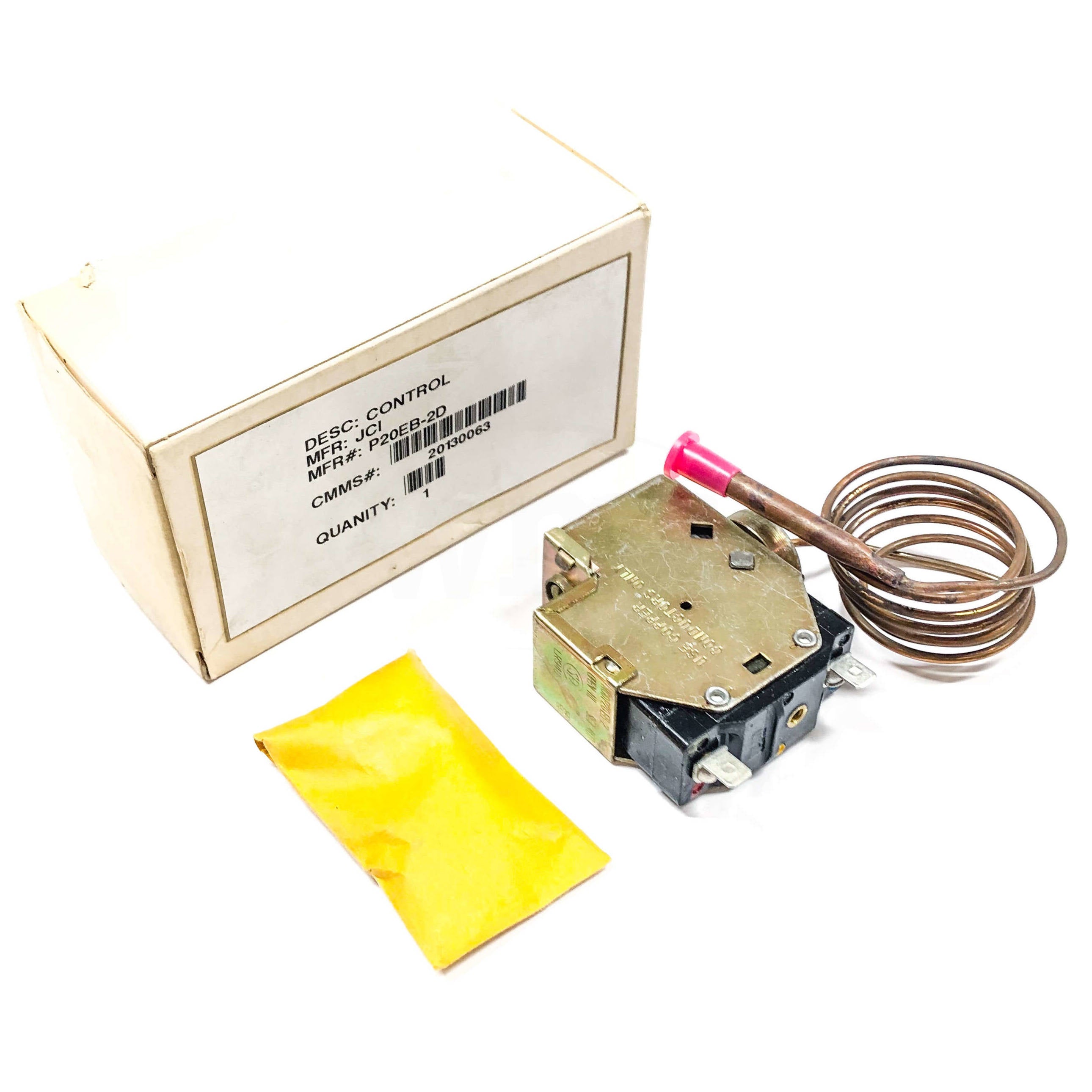 P20EB-2 Johnson Controls Air Conditioning Limit Control, 100/450 psig, SPDT
