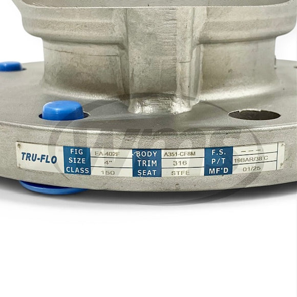 EA402F-4 Tru-Flo 4" Flanged End Industrial Ball Valve