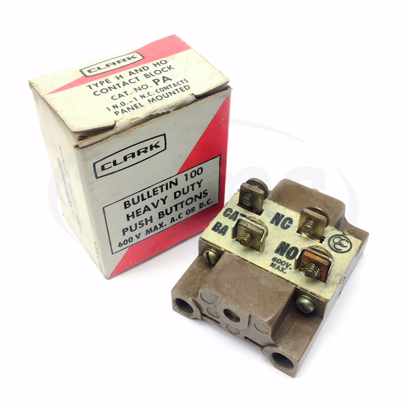 PA A.O.Smith/Clark Control Contact Block, 1NO/1NC