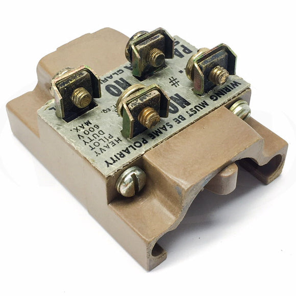 PA Sylvania Contact Block, 1NO/1NC, Bulletin 100