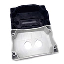 PBW-2 WEG 22mm Gray 2 Hole Pushbutton Enclosure-2