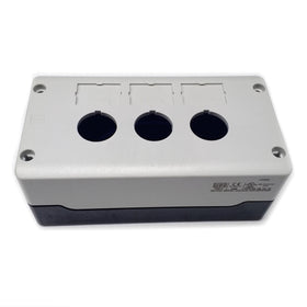 PBW-3 WEG 22mm Gray 3 Hole Pushbutton Enclosure