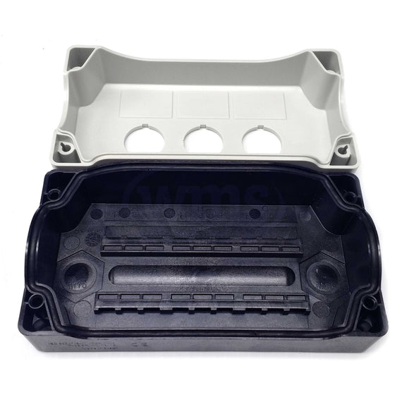PBW-3 WEG 22mm Gray 3 Hole Pushbutton Enclosure