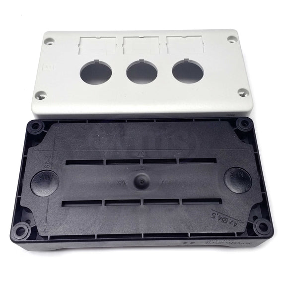 PBW-3 WEG 22mm Gray 3 Hole Pushbutton Enclosure