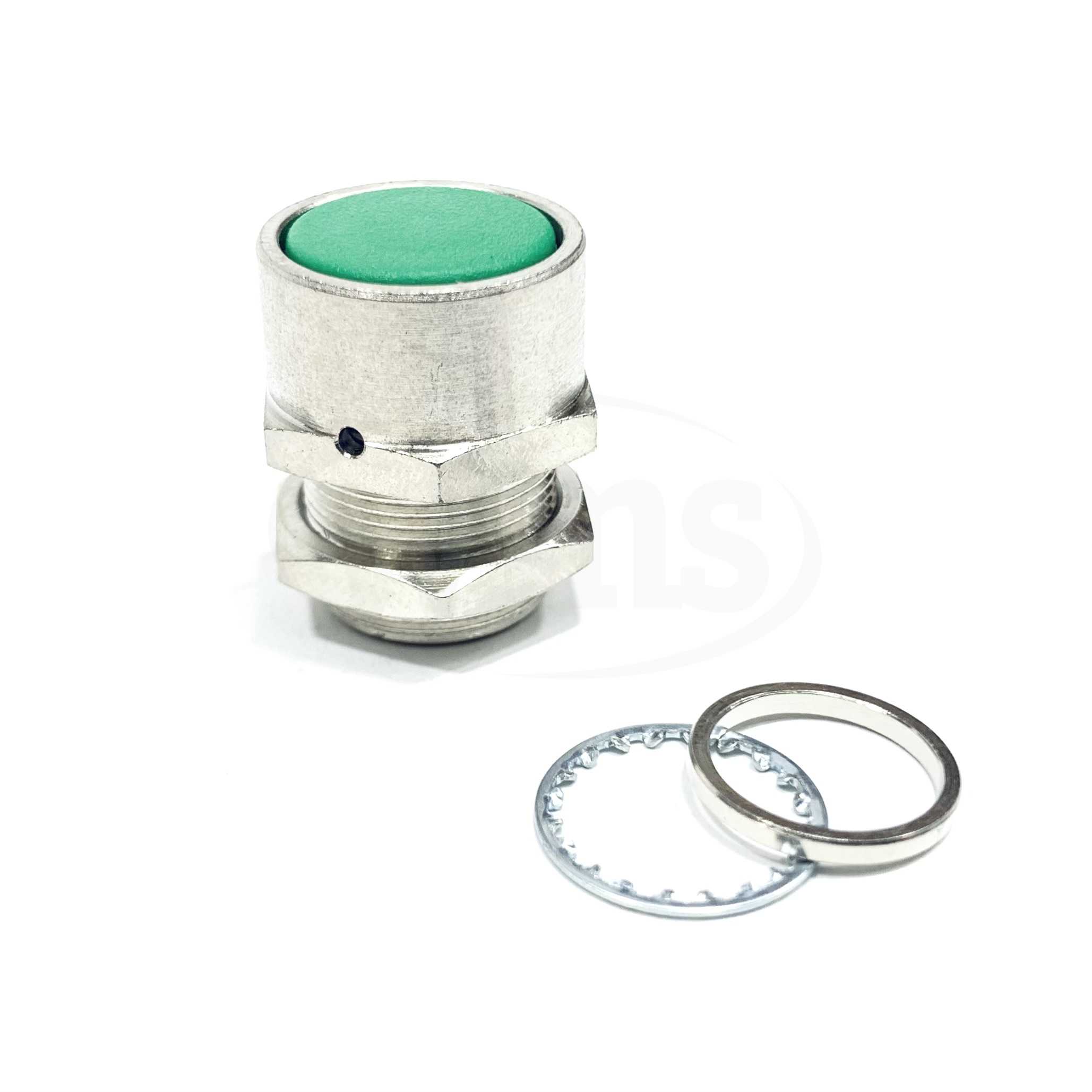 PC-3F-GN Clippard Flush Push-Button, Green