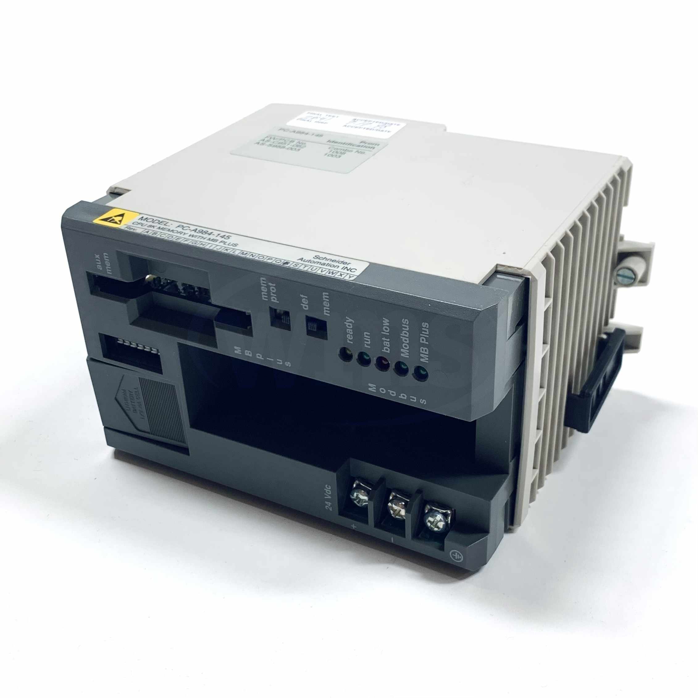 PC-A984-145 Modicon Comp 984 CPU 8K MEM 1XMB MB+