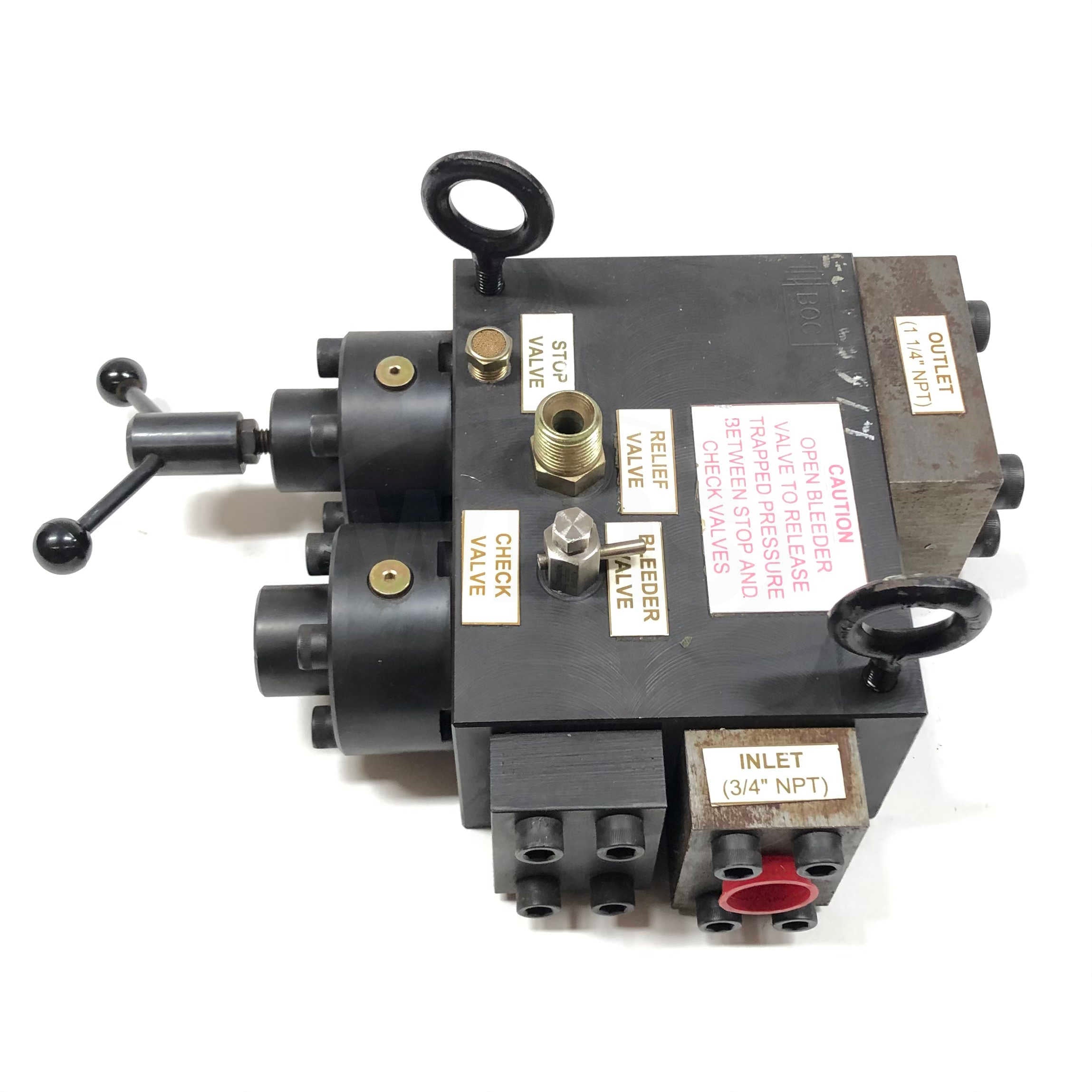 PCM016 BOC Valve, MAWP: 5000 PSI At 150*F, MDMT: 30 *F