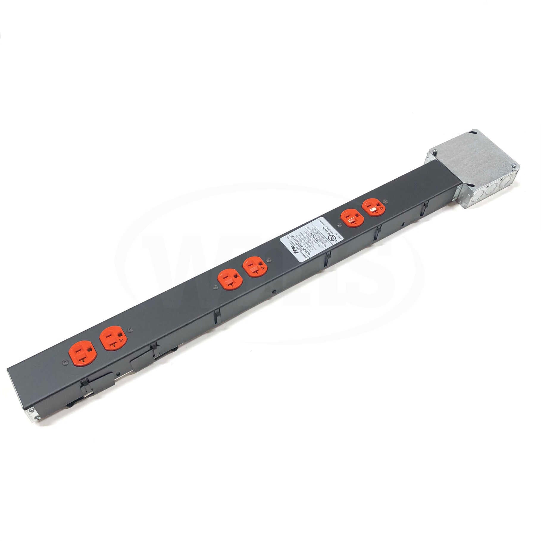 PD-620J-IG Middle Atlantic Product Hard Wired Outlet Power Strip 6 Plugs