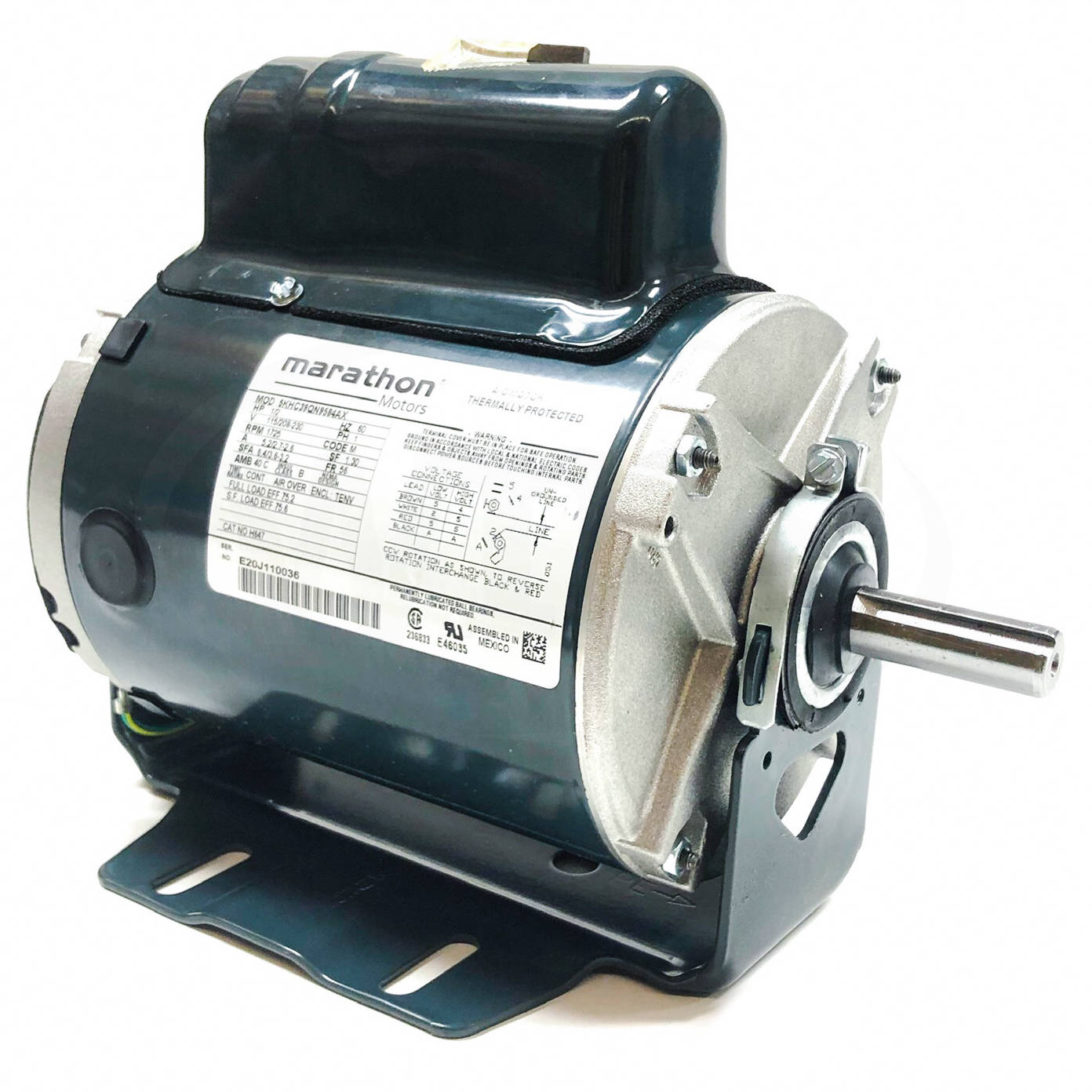 PD1050AV1 1/2HP Farm Duty General Purpose Electric Motor, 1800RPM