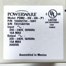 PDM2-HV-US-P1 Powerware Power Distribution Module, 200-240V, 50/60Hz, 15/16A-6