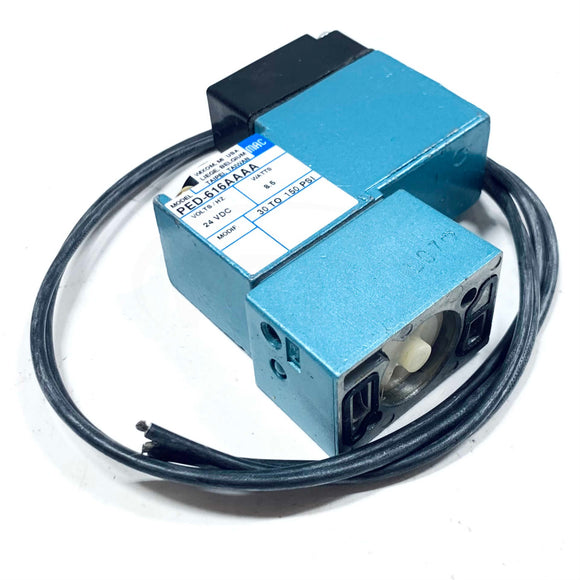 PED-616AAAA Mac Solenoid Valve, 24Vdc, 8.5W, 30-150psi