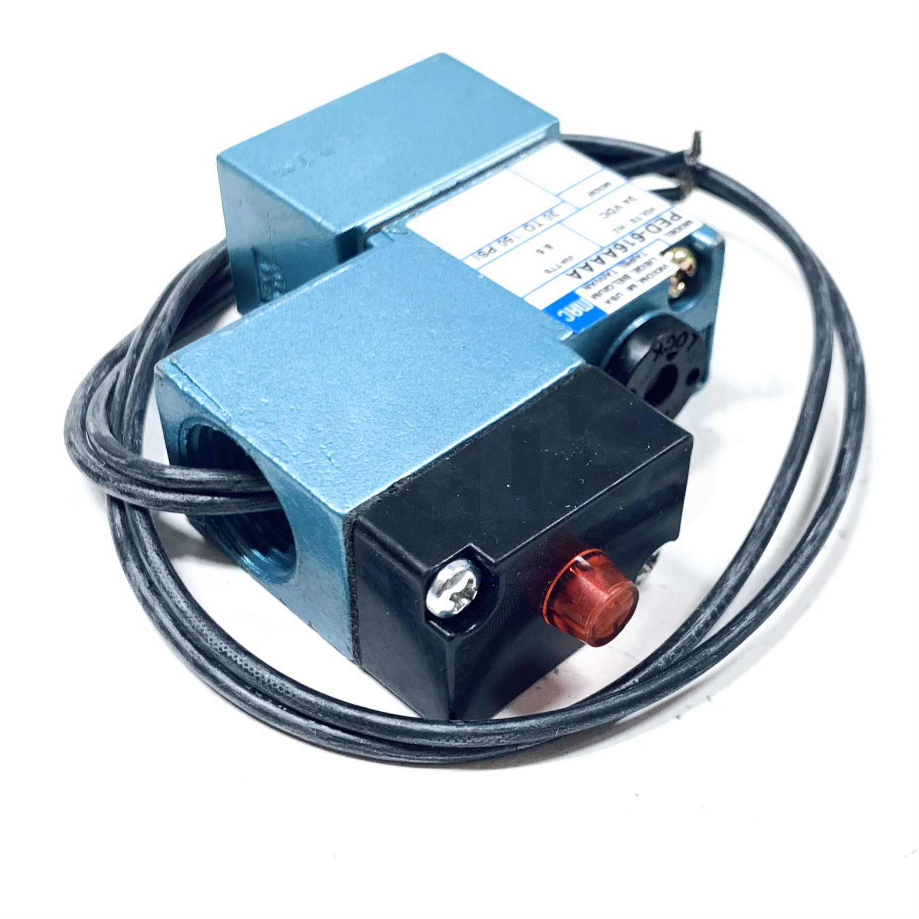 PED-616AAAA Mac Solenoid Valve, 24Vdc, 8.5W, 30-150psi - 0