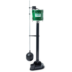PED50 Ashland 1/2HP Thermoplastic Pedestal Sump Pump, 115VAC Single Phase