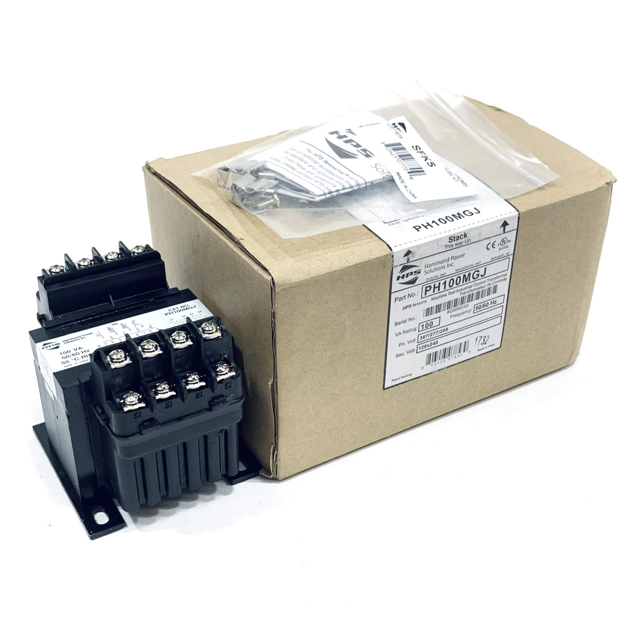PH100MGJ Hammond Control Transformer