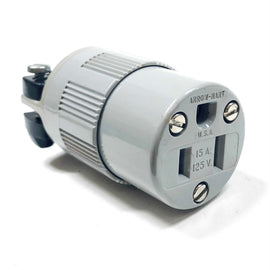 6269 Arrow Hart Safety-Grip Connector Nema 5-15R, 15A, 125V, 2P, 3W GRD