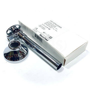 132-G2S1CE504 Sioux Chief Ang Stop 1/2 Swt X 3/8Od Comp 1/4-Trn W/5 Ext & Escut