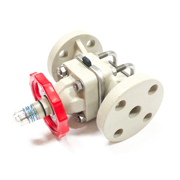 PP-PTFE Asahi AV Valve, Valve, 3/4" Nominal Diameter