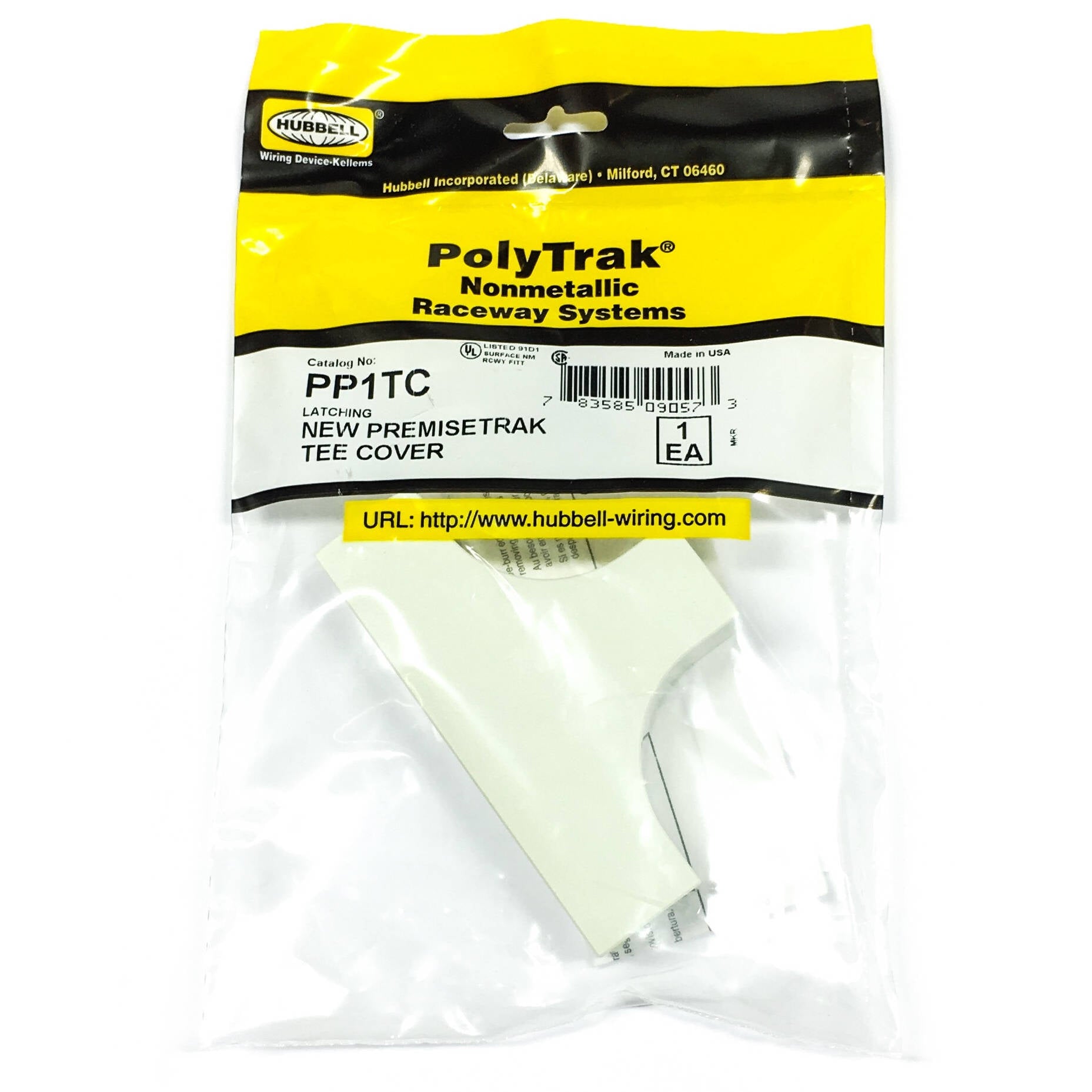 PP1TC Hubbell Latching PremiseTrak Tee Cover - 0