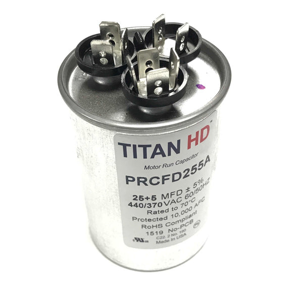 PRCFD255A 25+5 MFD Titan HD Run Capacitor