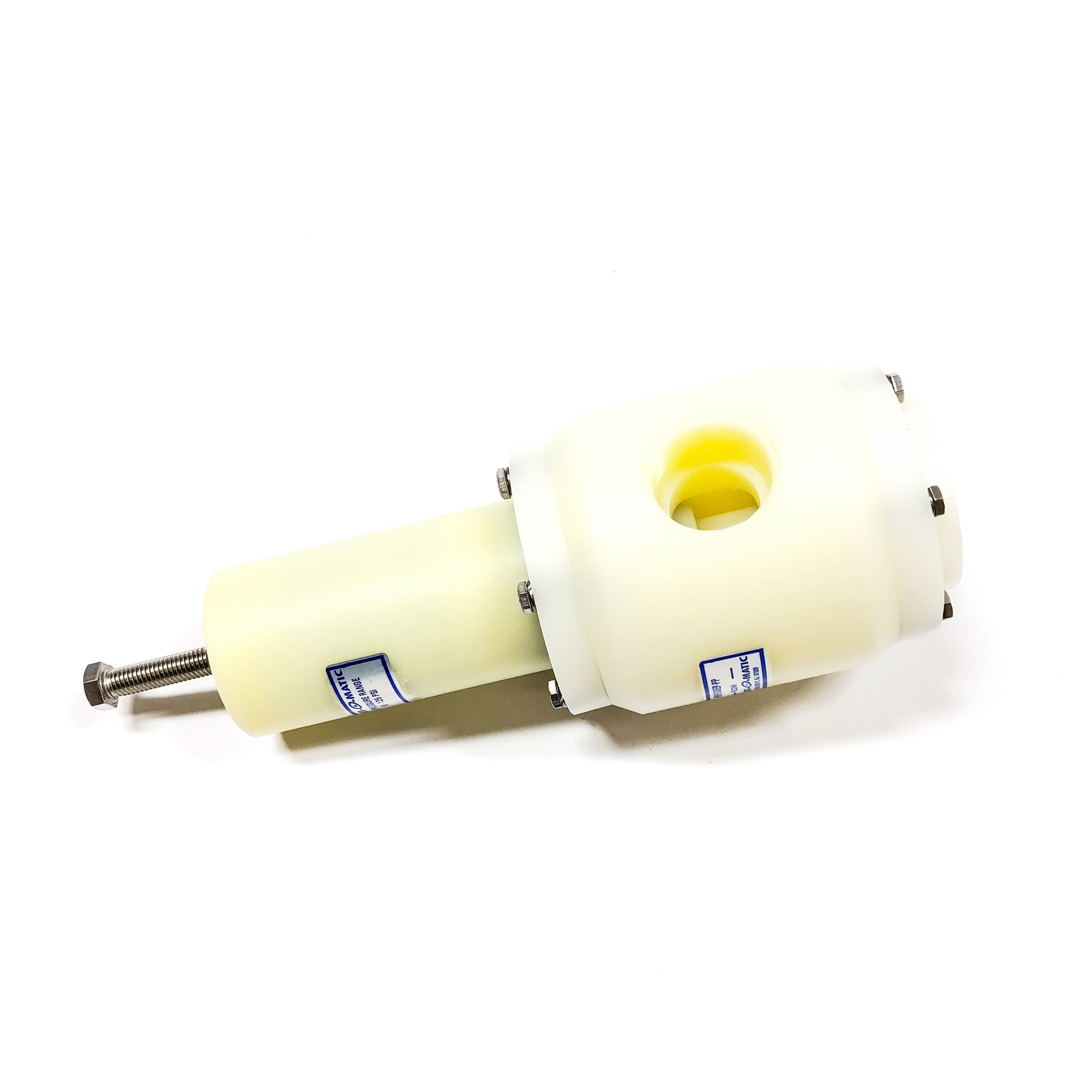 PRH150EP-PP Plast-O-Matic Valves Inc. 1-1/2" PP Press Regulator Range:30-125 PSI