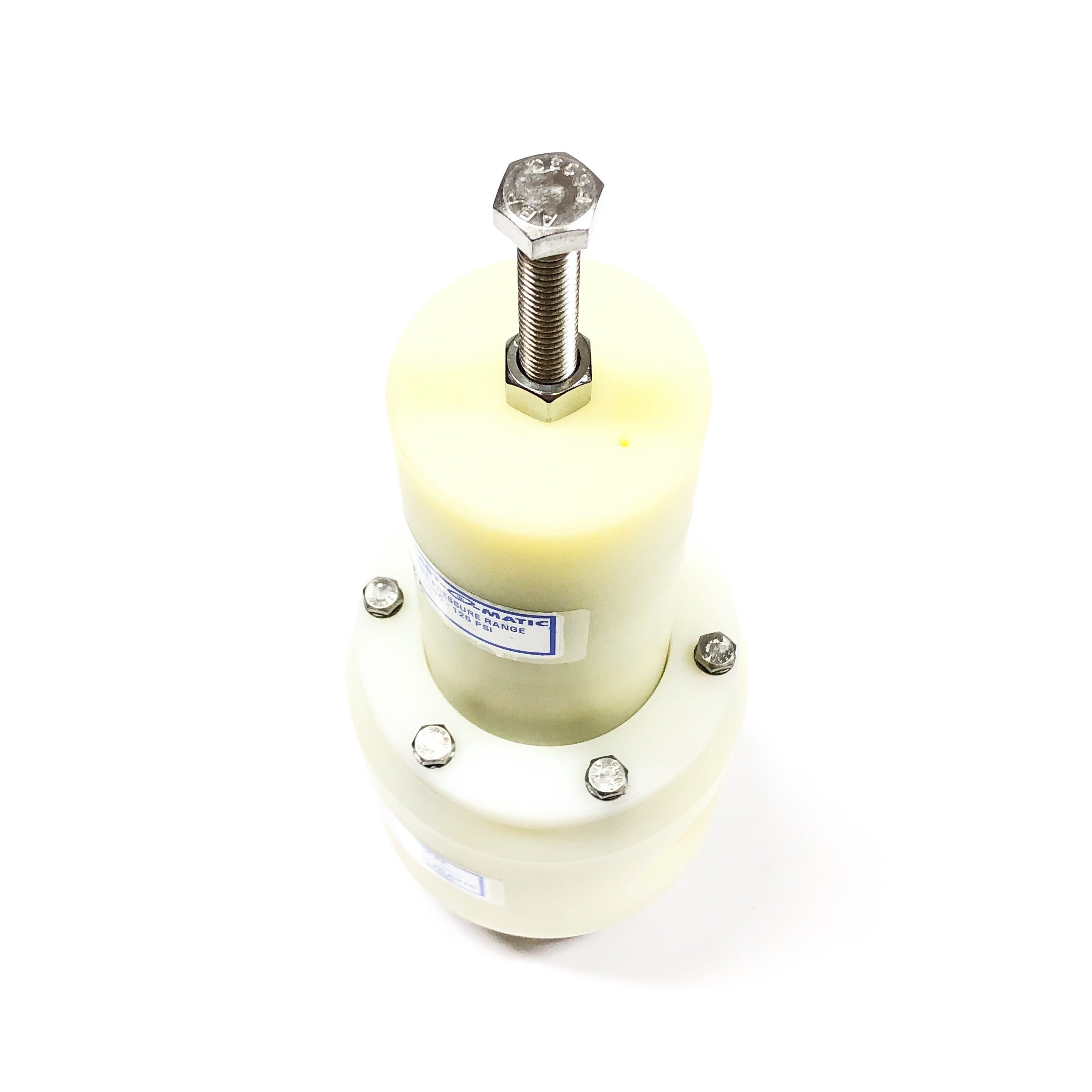PRH150EP-PP Plast-O-Matic Valves Inc. 1-1/2" PP Press Regulator Range:30-125 PSI