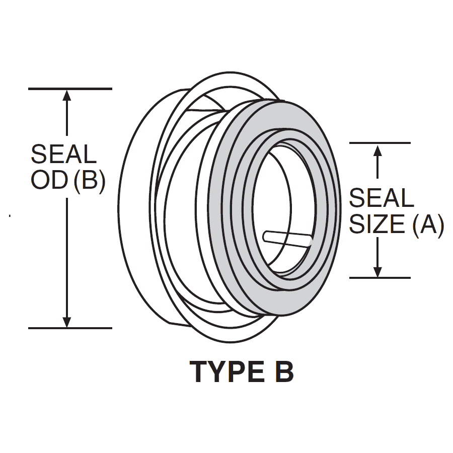 PS-1000 U.S. Seal Mfg 5/8" Pump Seal