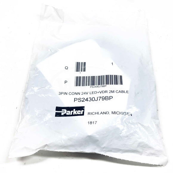 PS2430J79BP Parker Hannifin 3 Pin Connector, 2M Cable