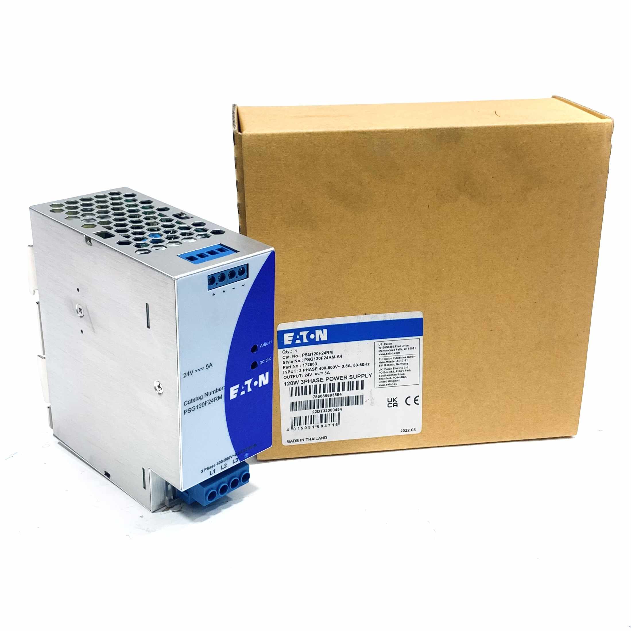 PSG120F24RM Eaton 120W 3Ph Power Supply