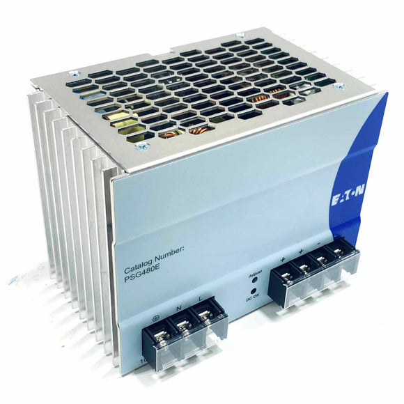 PSG480E Eaton Power Supply, 480W 1Ph, Input 100-240V~7A, Output 24V, 20A